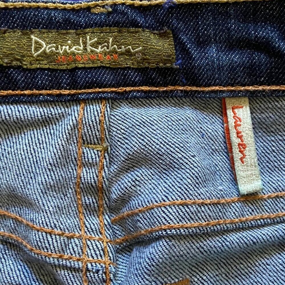 David Kahn Lauren Dark Wash Jeans Women's Size 6 - Picture 3 of 7